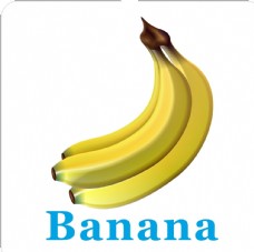 卡通菠萝卡通水果香蕉加英文名称