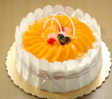 黄桃生日蛋糕