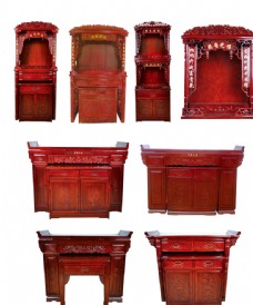 家具广告红木神台