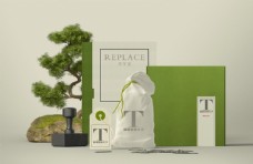 绿色产品绿色护肤品产品系列包装